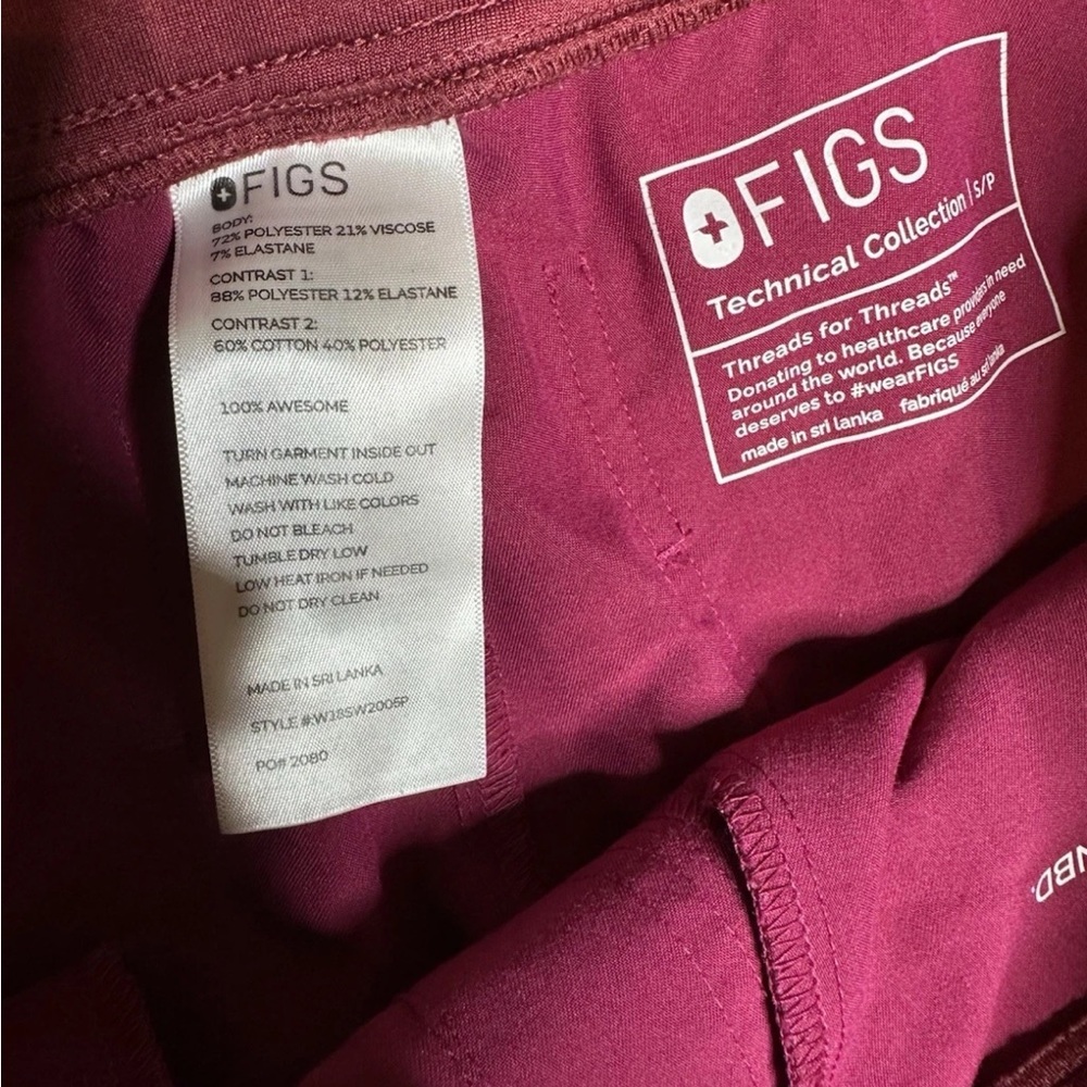 Figs Zamora Jogger Scrub Pants Pink Technical Collection - Picture 5 of 5